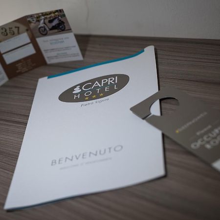 Hotel Capri Pietra Ligure Kültér fotó