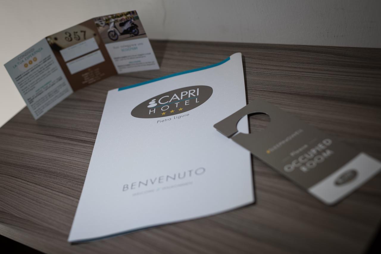 Hotel Capri Pietra Ligure Kültér fotó